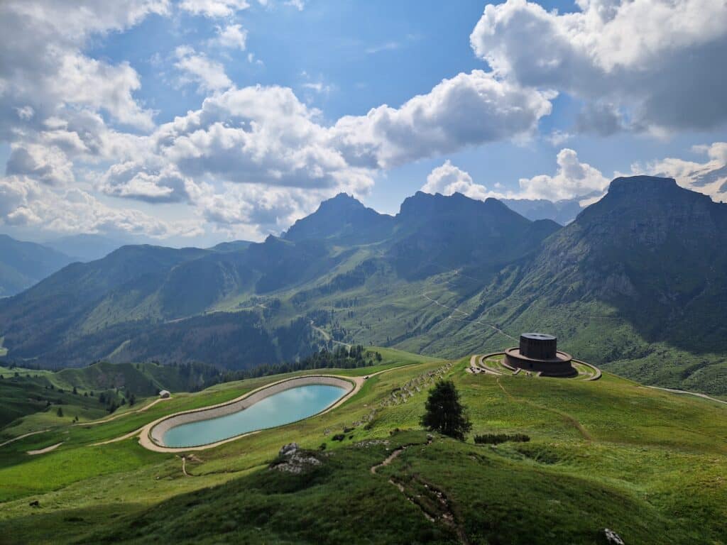 Vaizdai pakeliui į Via Ferrata Cesare Piazzetta pradžią
