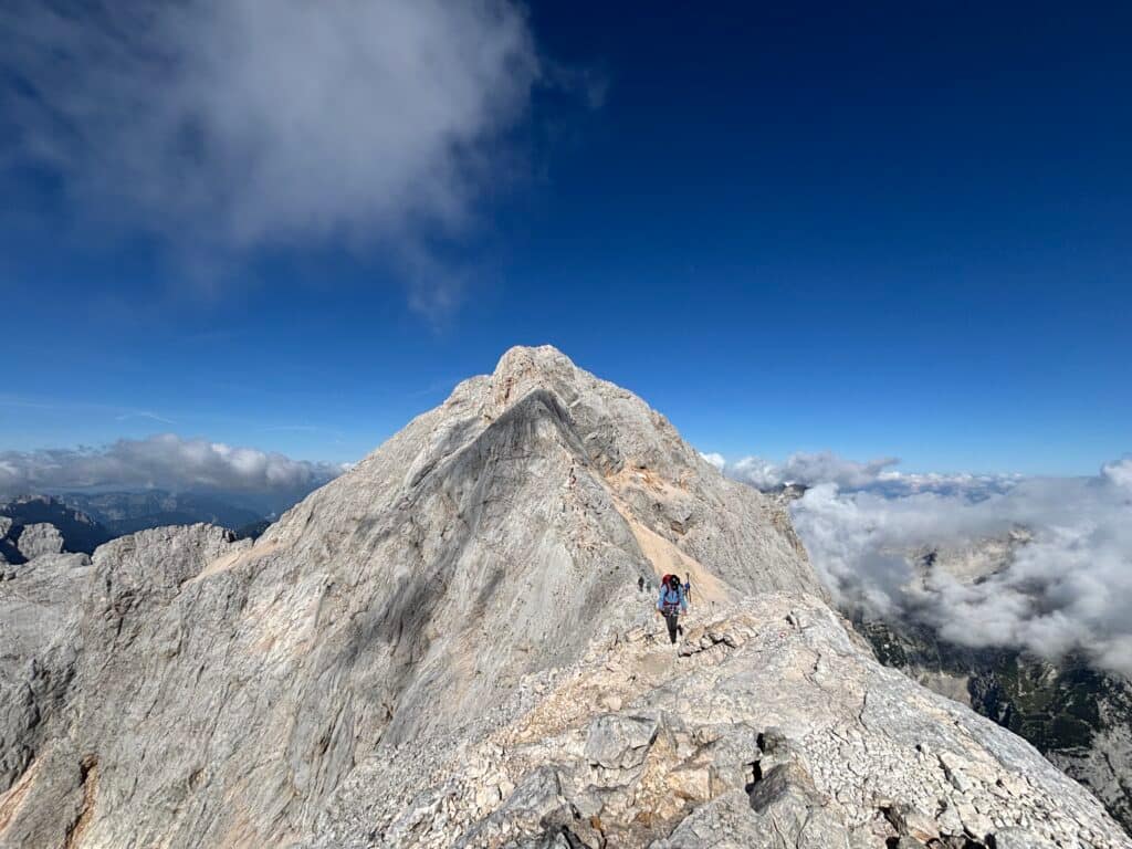 View of Triglav from the Mali Triglav