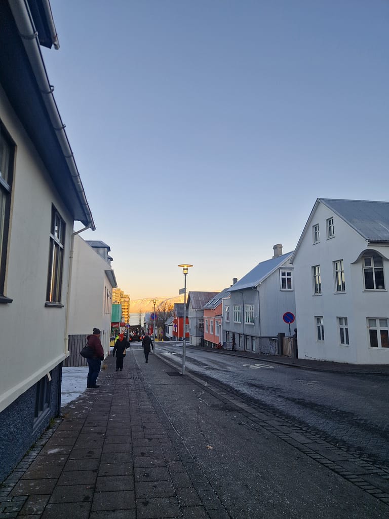 The colourful fishermen houses in central Reykjavik