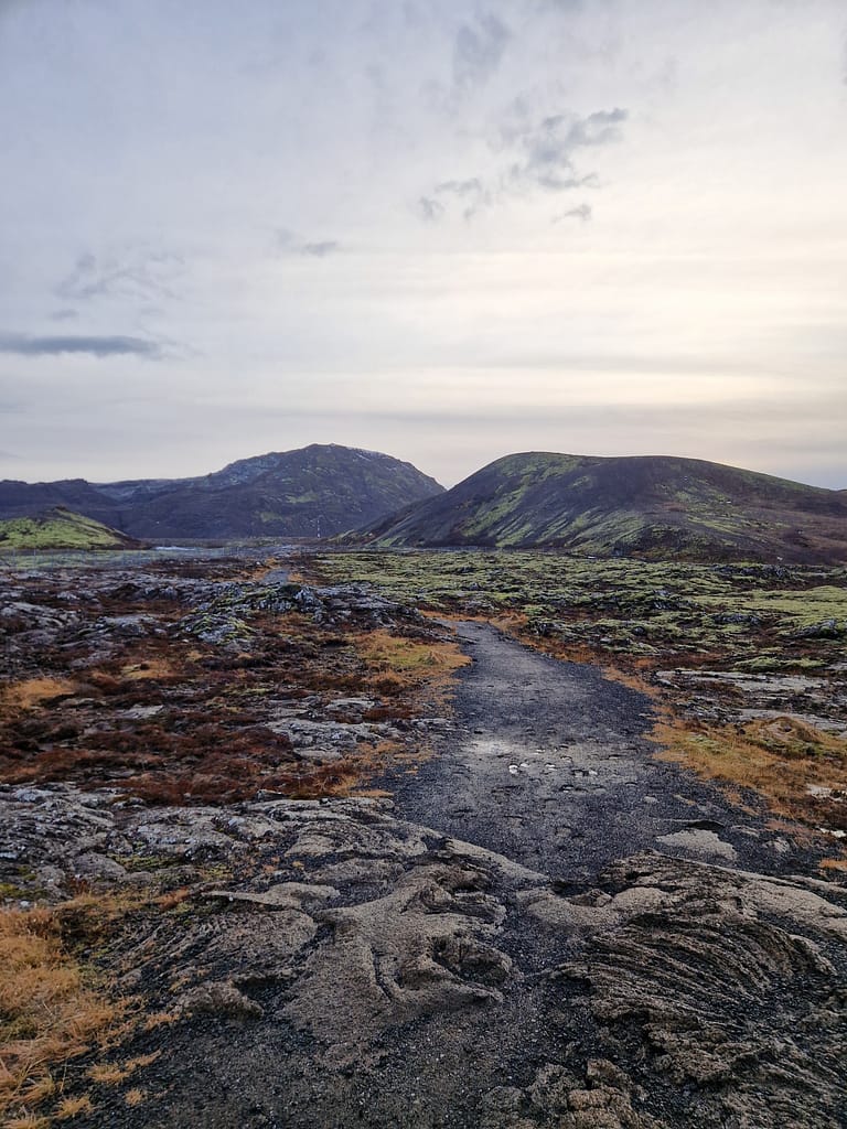Helgafell hill in Iceland