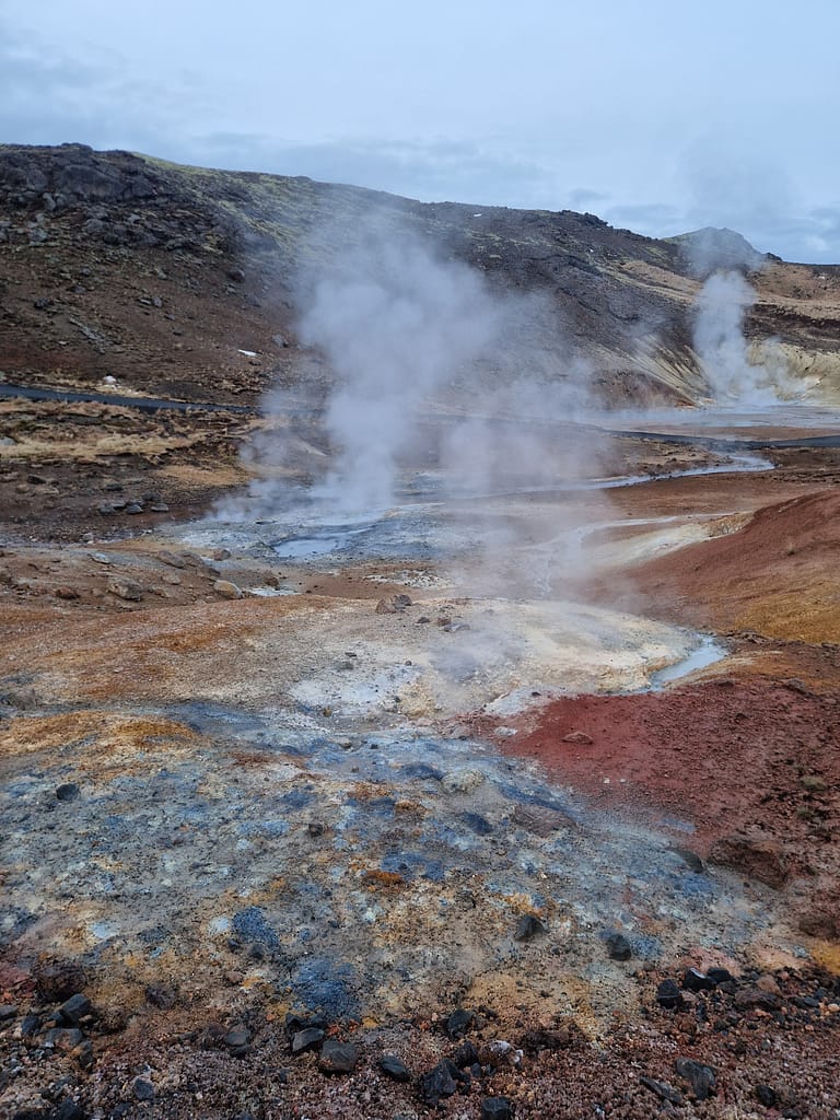 Seltún geothermal area in Iceland near Reykjavik
