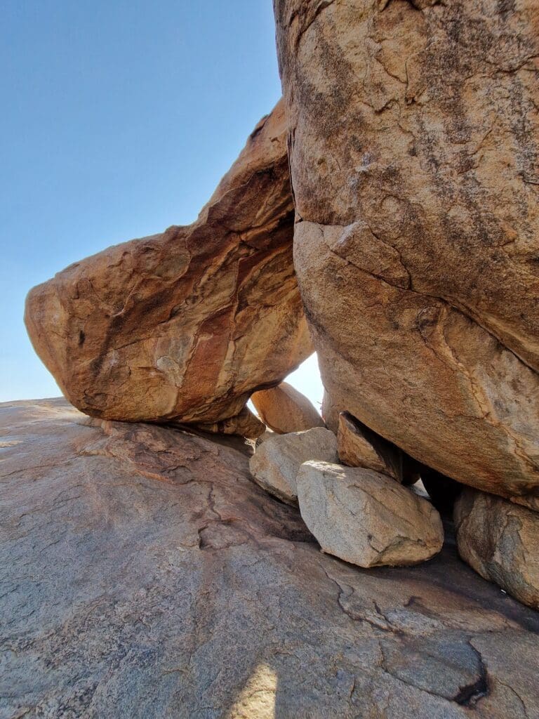 Astonishing boulders in Hampi, India